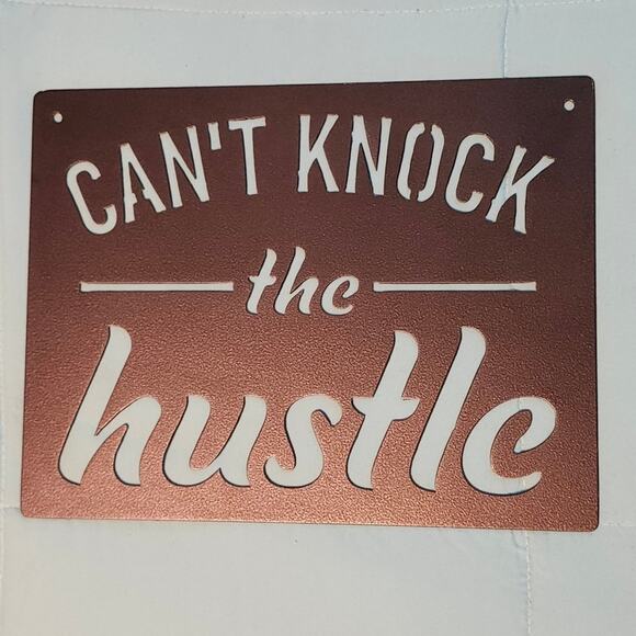 BLACK FRIDAY SALE Metal Wall Art Decor - Brownish Black - Picture 1 of 4